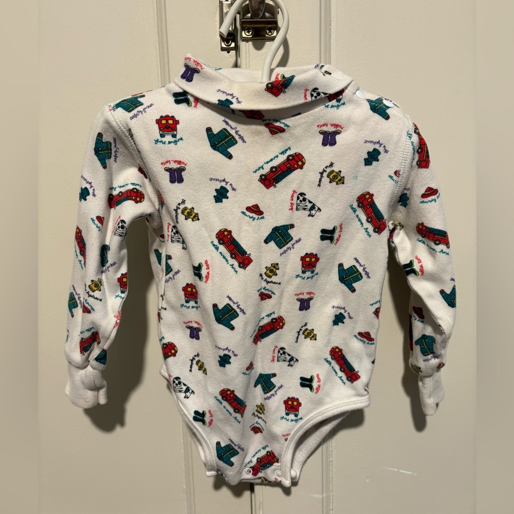 Vintage Rainbow Tag Gymboree Fire House One Piece